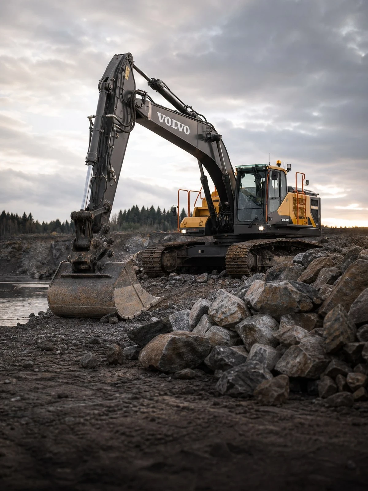 Volvo werkmaterieel verzekering - verzekering en dekking via Finass Verzekert